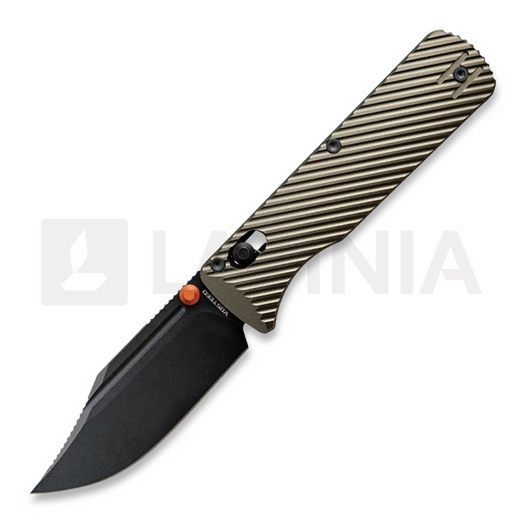 Vosteed Vombat - Blackwash Bowie - Aluminium kääntöveitsi, vihreä