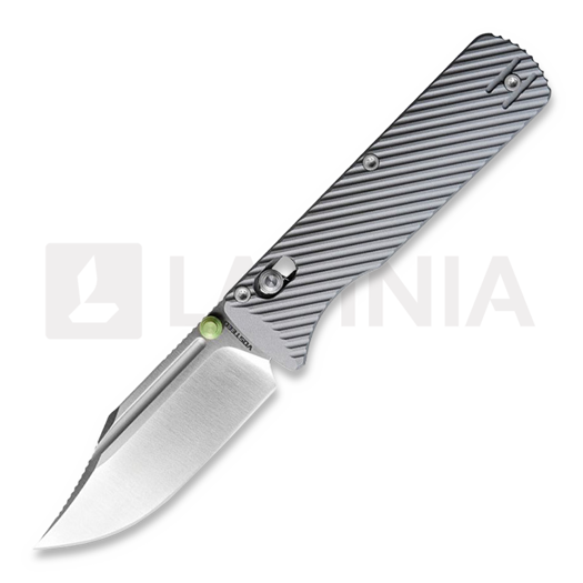 Vosteed Vombat - Satin Bowie - Aluminium foldekniv, grå