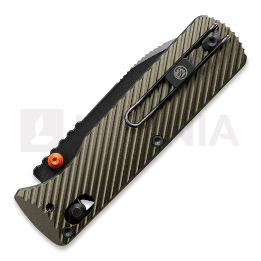Vosteed Vombat - Zulu - Blackwash & OD Green sulankstomas peilis