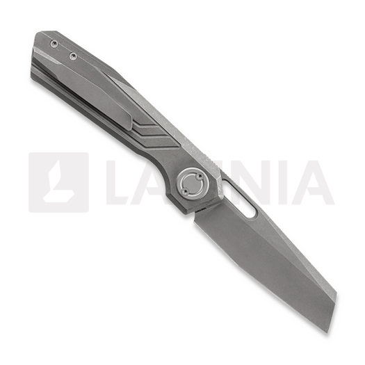 Vosteed Xeno - Acid Wash - Titanium fällkniv, Dim Gray