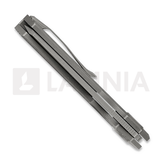 Vosteed Xeno - Acid Wash - Titanium fällkniv, Dim Gray