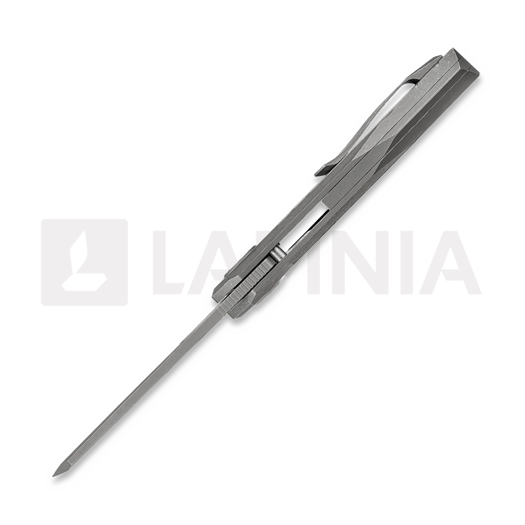 Vosteed Xeno - Acid Wash - Titanium fällkniv, Dim Gray