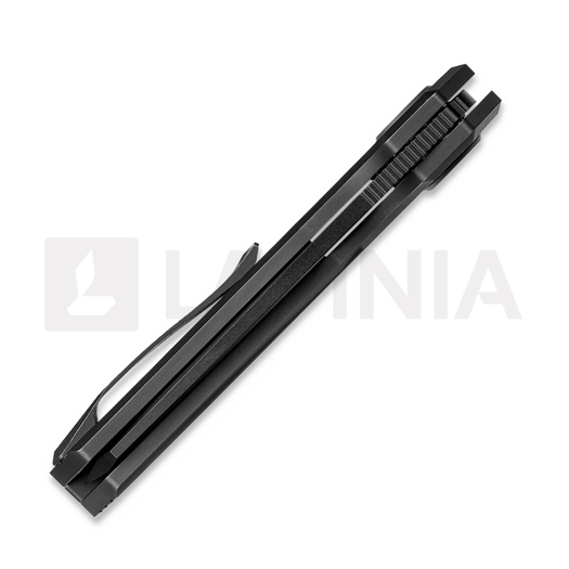 Vosteed Xeno - Blackwash + Satin - Titanium f&auml;llkniv, svart