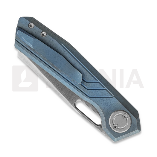 Vosteed Xeno - Satin - Titanium f&auml;llkniv, bl&aring;