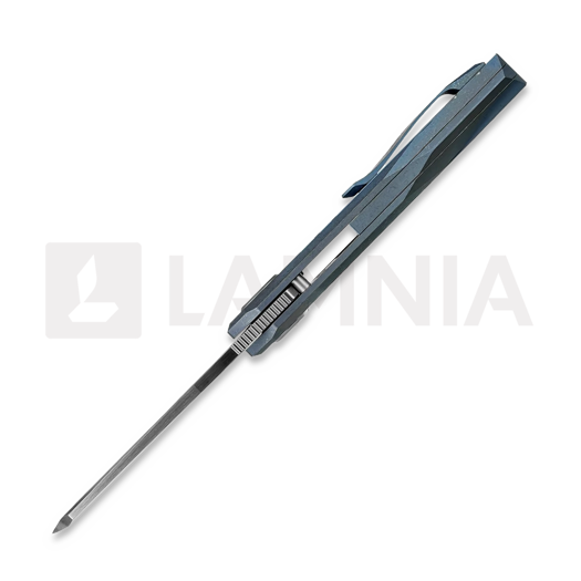 Vosteed Xeno - Satin - Titanium f&auml;llkniv, bl&aring;