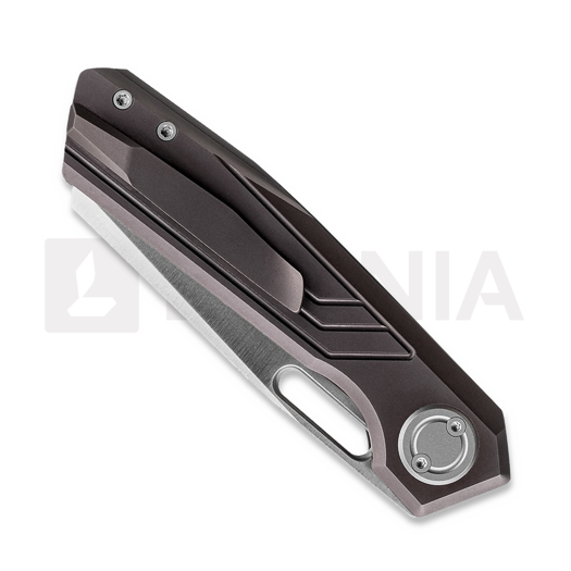 Vosteed Xeno - Satin - Titanium f&auml;llkniv, Dark Reddish Purple