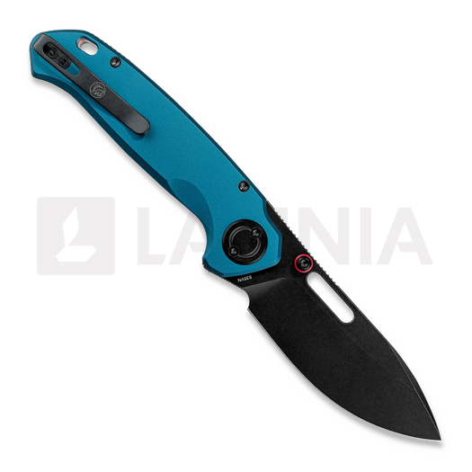 Vosteed Zander - Blackwash - Aluminium sulankstomas peilis, mėlyna
