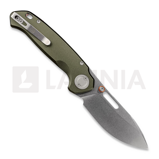 Vosteed Zander - Stonewash - Aluminium &ouml;sszecsukhat&oacute; k&eacute;s, z&ouml;ld