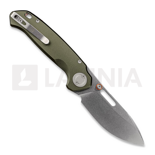 Vosteed Zander - Stonewash - Aluminium összecsukható kés, zöld