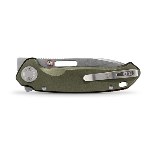 Vosteed Zander - Stonewash - Aluminium &ouml;sszecsukhat&oacute; k&eacute;s, z&ouml;ld