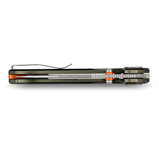 Vosteed Zander - Stonewash - Aluminium &ouml;sszecsukhat&oacute; k&eacute;s, z&ouml;ld