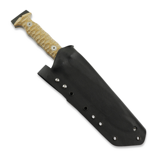 Wander Tactical Centuria DP, Brown Micarta, Black Blood Finish