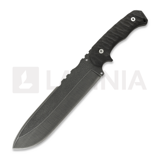 Нож Wander Tactical Godfather, raw finish, black handle