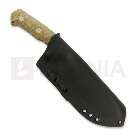 Wander Tactical Smilodon veitsi, black blood, brown handle