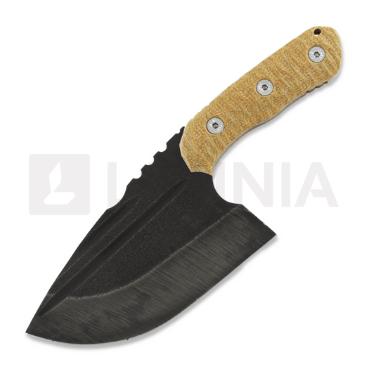 Wander Tactical Tryceratops XL サバイバルナイフ, natural micarta