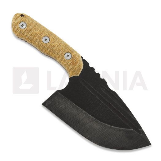 Wander Tactical Tryceratops XL overlevelseskniv, natural micarta