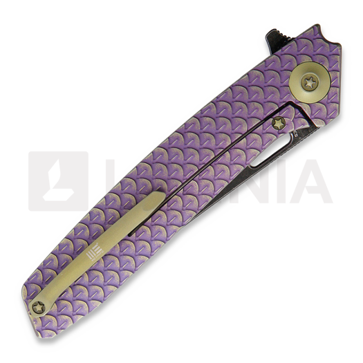We Knife 604C k&auml;&auml;nt&ouml;veitsi, purppura 604C