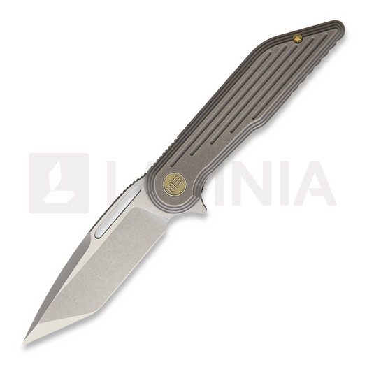 We Knife 616 kääntöveitsi, stonewash/satin 616SW