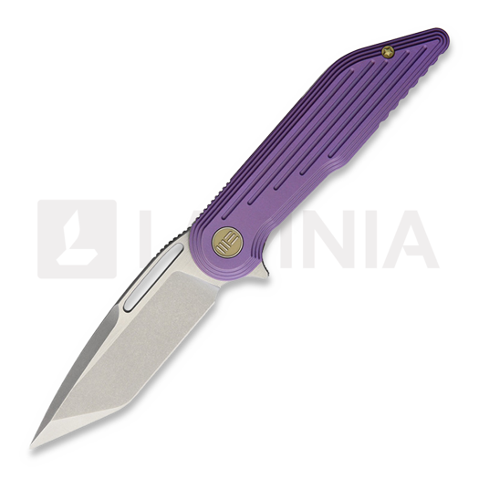 We Knife 616 kääntöveitsi, stonewash/satin 616SW