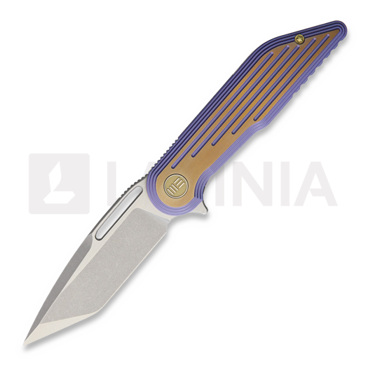 We Knife 616 kääntöveitsi, stonewash/satin 616SW