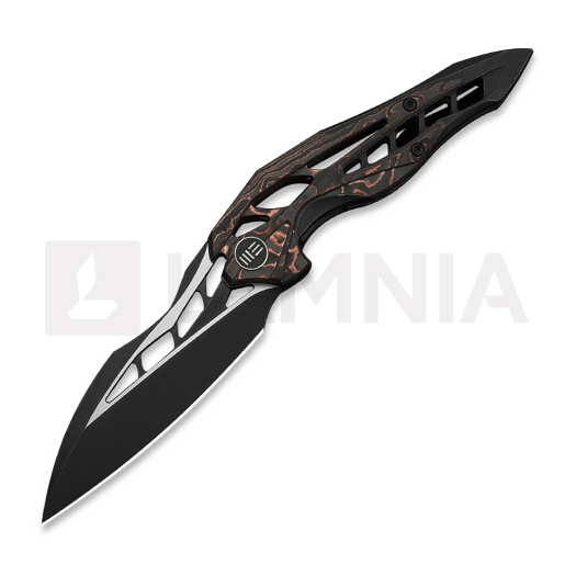 We Knife Arrakis, Black Titanium & Copper Foil CF, Black SW/Satin 906CF-E