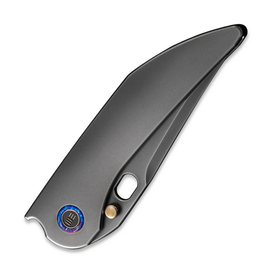 We Knife Attor, Polished Gray Ti, Polished WE23037B-1