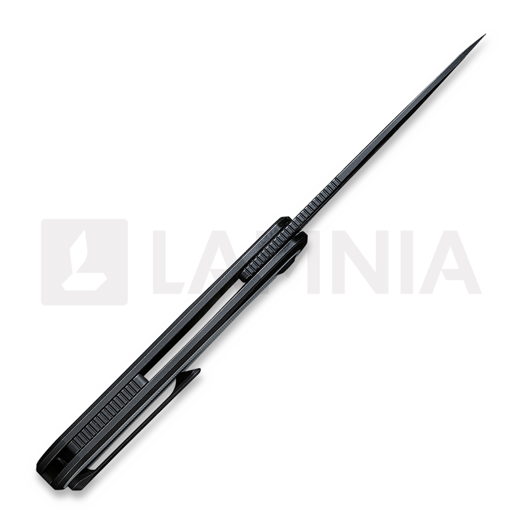 We Knife Baloo Black Titanium sulankstomas peilis, gray G10 21033-1