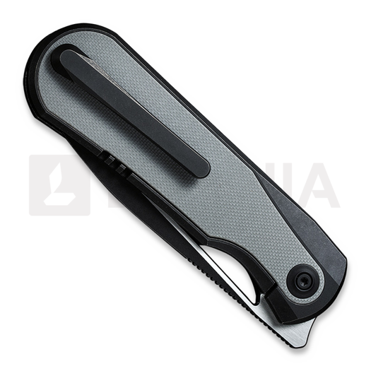 Складной нож We Knife Baloo Black Titanium, gray G10 21033-1