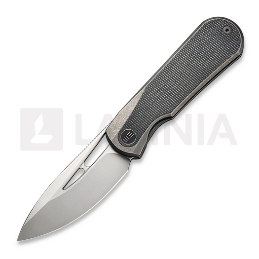 We Knife Baloo Gray Titanium összecsukható kés, Dark Green Micarta 21033-4