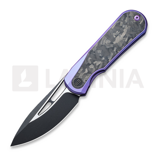 We Knife Baloo Purple Titanium összecsukható kés, Shredded Crabon 21033-3