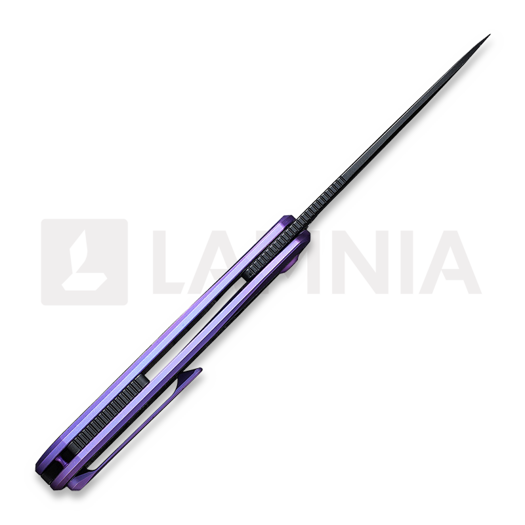 We Knife Baloo Purple Titanium sulankstomas peilis, Shredded Crabon 21033-3