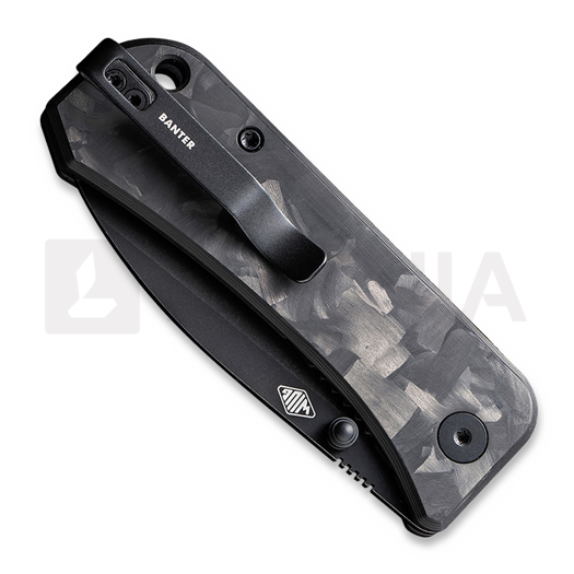 We Knife Banter kääntöveitsi, marble carbon fiber 2004H