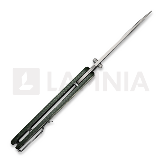 Couteau pliant We Knife Big Banter Green Canvas Micarta WE21045-2