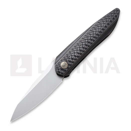 Navalha We Knife Black Void Opus, black ti with CF inlay 2010B