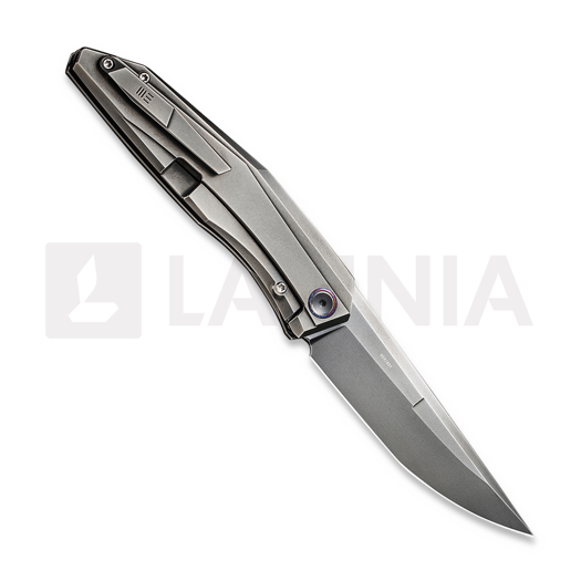 We Knife Cybernetic, Polished Gray Titanium, Polished WE22033-6