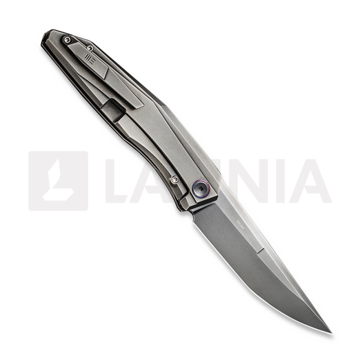 We Knife Cybernetic, Polished Gray Titanium, Polished WE22033-6