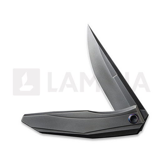 We Knife Cybernetic, Polished Gray Titanium, Polished WE22033-6