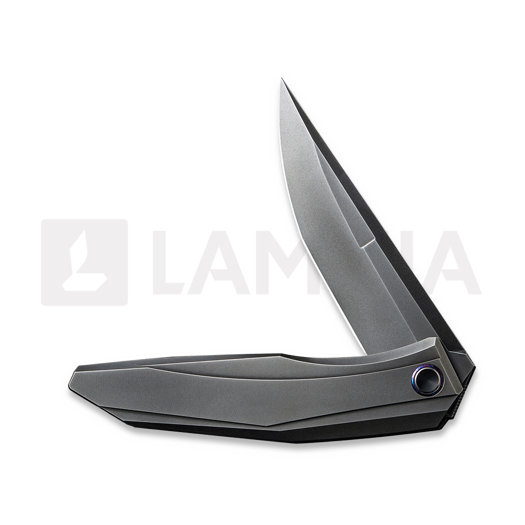 We Knife Cybernetic, Polished Gray Titanium, Polished WE22033-6