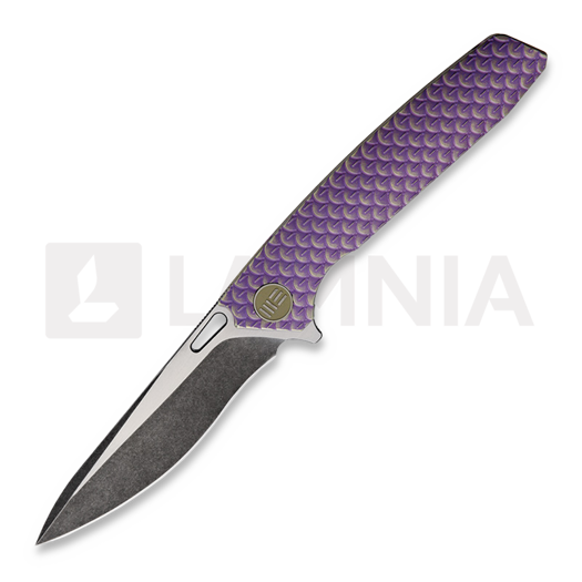 We Knife Dragon Scale Framelock Purple összecsukható kés 604G
