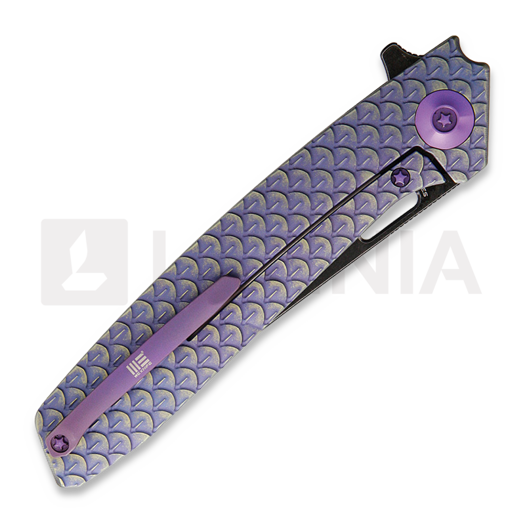 We Knife Dragon Scale Tanto Blue k&auml;&auml;nt&ouml;veitsi 604D