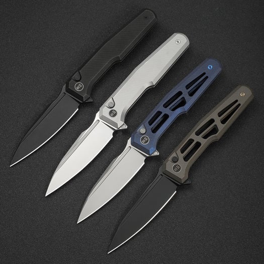We Knife Dressytak, Gray Titanium, Satin WE25059