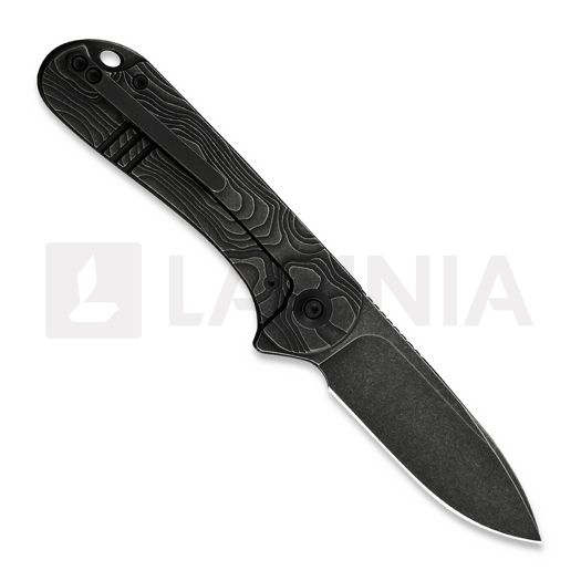 Coltello pieghevole We Knife Elementum, Black Titanium, Black Stonewash WE18062XA-1