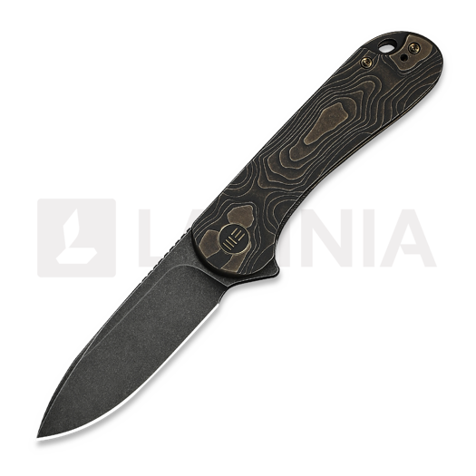 Coltello pieghevole We Knife Elementum, Bronze Titanium, Black Stonewash WE18062XA-3