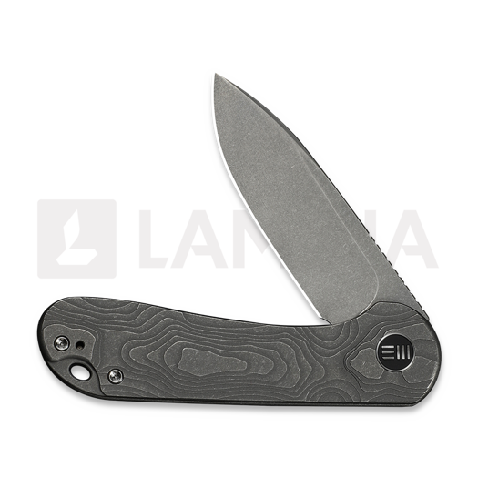 Coltello pieghevole We Knife Elementum, Gray Titanium, Stonewash WE18062XA-2