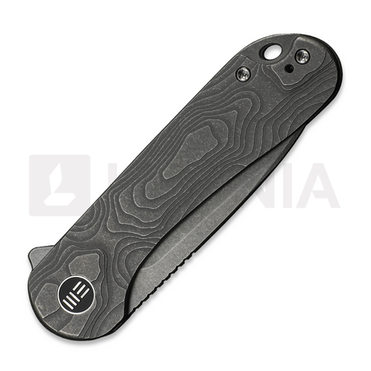 Coltello pieghevole We Knife Elementum, Gray Titanium, Stonewash WE18062XA-2