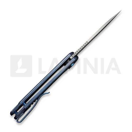 Couteau pliant We Knife Elementum, stonewash, bleu WE18062X-2