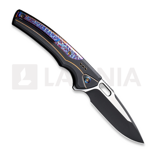 We Knife Exciton, Black Titanium, Flamed, Black Stonewash WE22038A-4