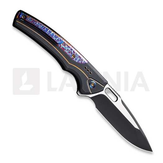 We Knife Exciton, Black Titanium, Flamed, Black Stonewash WE22038A-4
