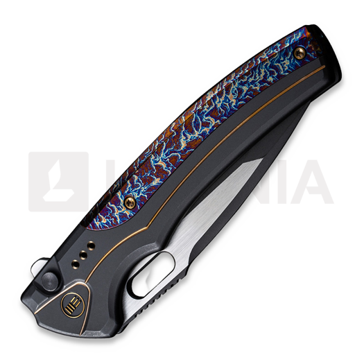 We Knife Exciton, Black Titanium, Flamed, Black Stonewash WE22038A-4