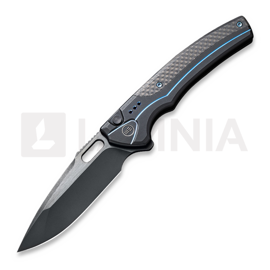 We Knife Exciton, Black Titanium, Twill CF, Black Stonewash WE22038A-2